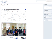 Tablet Screenshot of jfoxaircraft.com